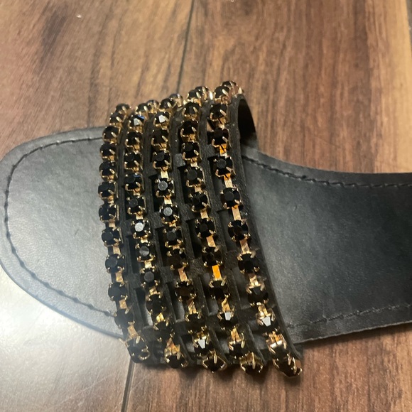 SHOEDAZZLE rhinestone sandals - SIZE 6 - Picture 4 of 4